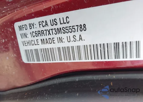 2021 Ram 1500 Classic Ssv 4X4 5'7 Box z USA, uszkodzony, nr VIN 1C6RR7XT3MS555788